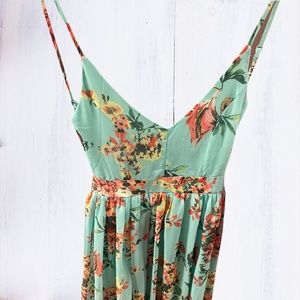 Pink lily maxi dress